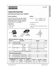 DataSheet FDD3706 pdf